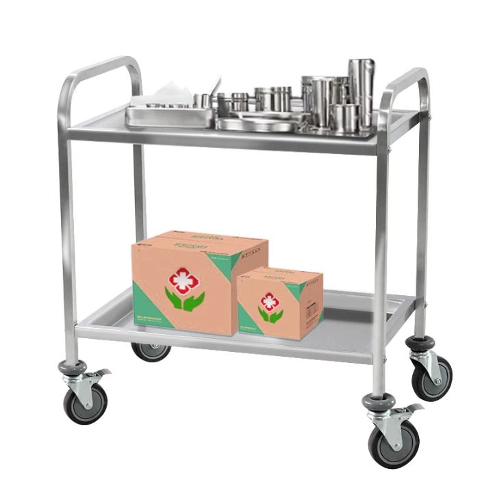 CHARIOT A INSTRUMENTS AVEC 2  ETAGERES